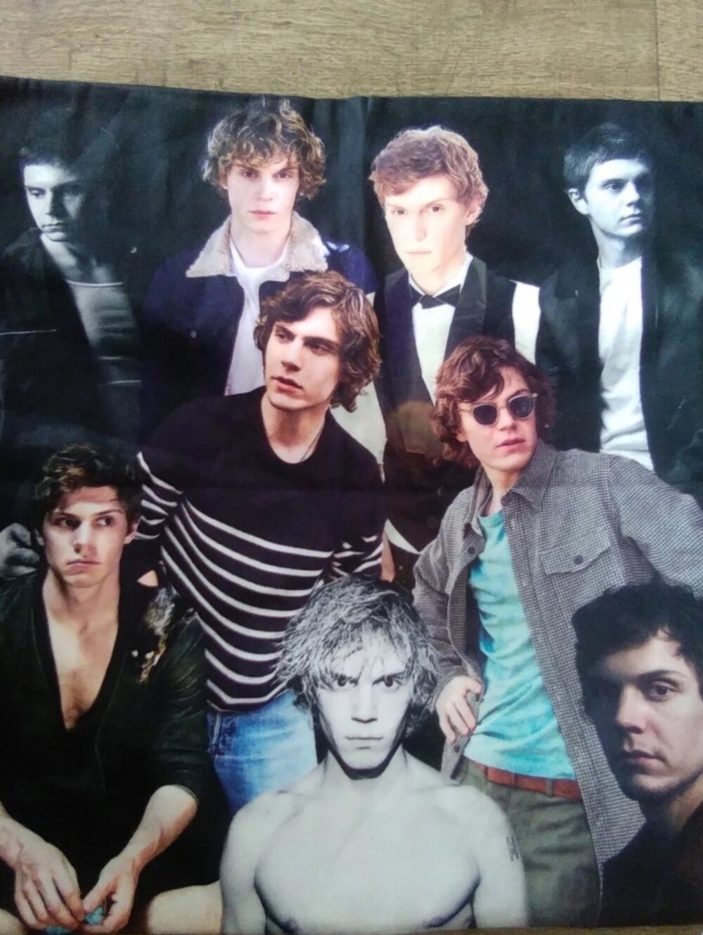 Evan Peters Throw Pillow Cover